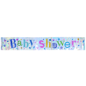 Festón Baby Shower Plata