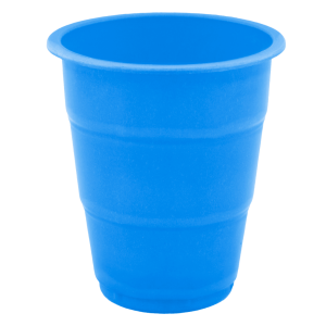 Vaso 8 oz Plástico Azul Claro