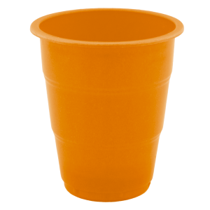 Vaso 8 oz Plástico Naranja
