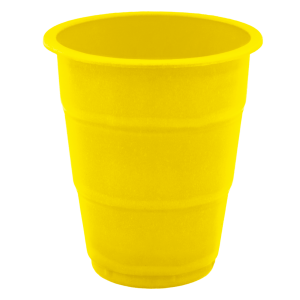 Vaso 8 oz Plástico Amarillo