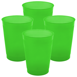 Vaso 7 oz Plástico Jugo Verde