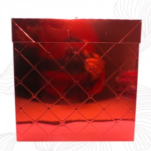Caja Regalo Grd Rojo Brillante