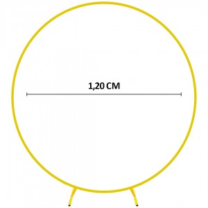 Arco Metálico Dorado 120 cm