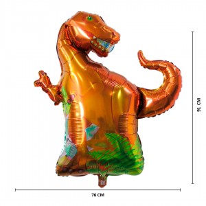 Dinosaurio Naranja 91x76cm