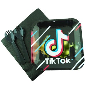 Kit Tik Tok - Plato Cuadrado